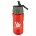 22 Oz. Tritan Mini Mountain Bottle W/ Flip Straw Lid